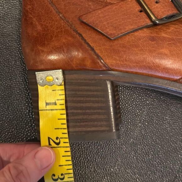 Paul Green Wyatt Bootie brown cognac size 10/ 7.5 - Picture 9 of 10
